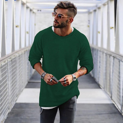 Pull décontracté pour hommes avec un motif tricot innovant Chic und Stil