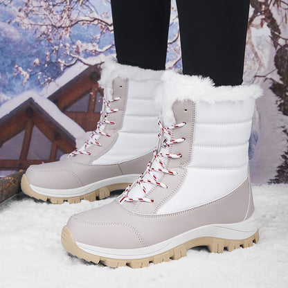 Bottes d'hiver pour femmes avec semelle antidérapante et doublure chaude Chic und Stil