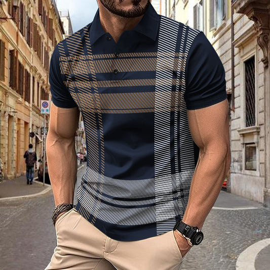 Men's Short Sleeve Polo Shirt Chic and Style