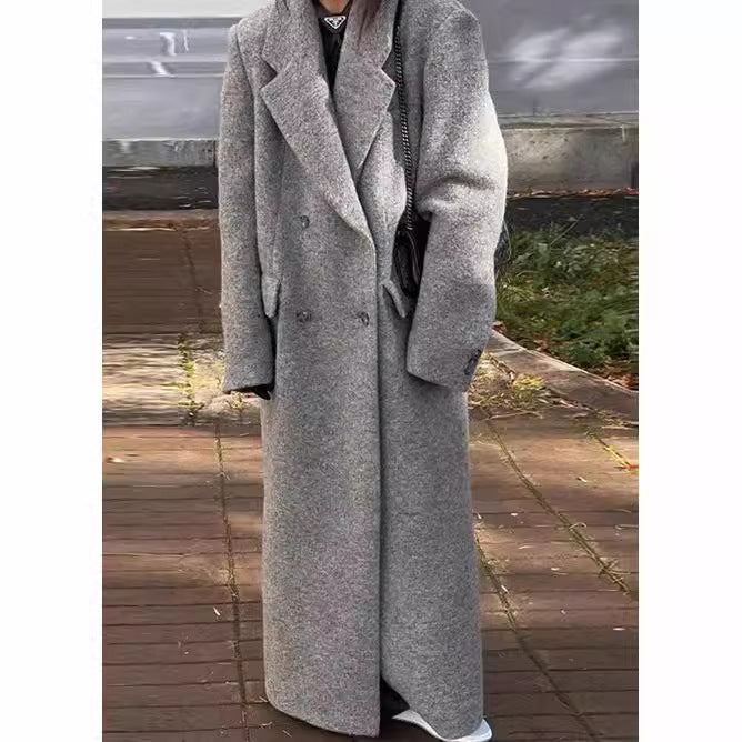 Ladies Oversized Wool Coat Chic and Style
