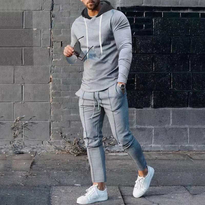 Men's sporty hoodie set with stylish jogger pants Chic and Style