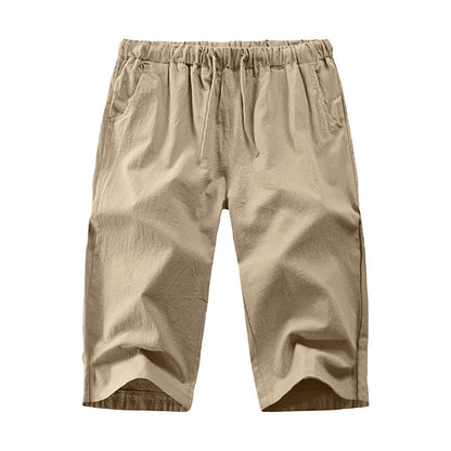 Pantalons de loisirs légers pour hommes avec taille élastique et poches latérales pratiques Chic und Stil