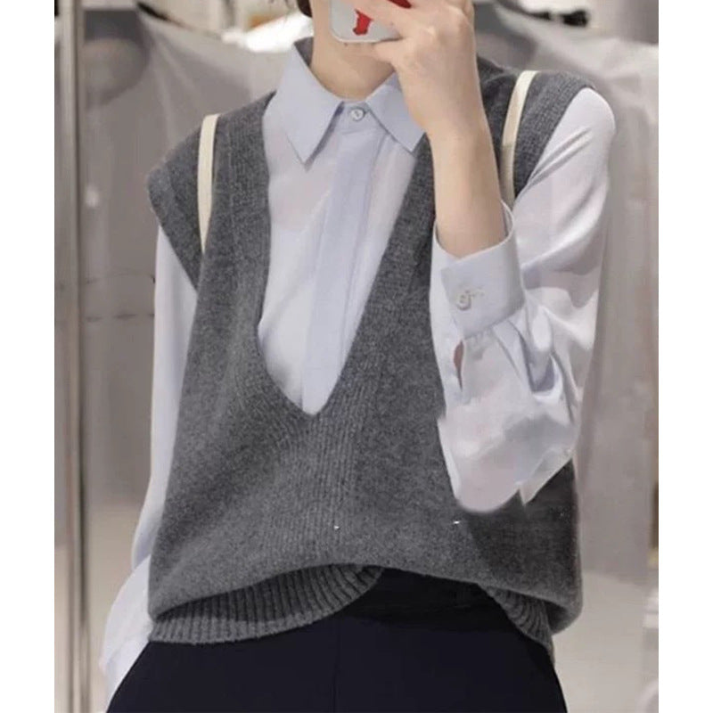 Chemisier transparent à manches longues pour femmes Chic und Stil