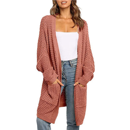 Cardigan tricot pour femmes avec coupe décontractée et poches Chic und Stil