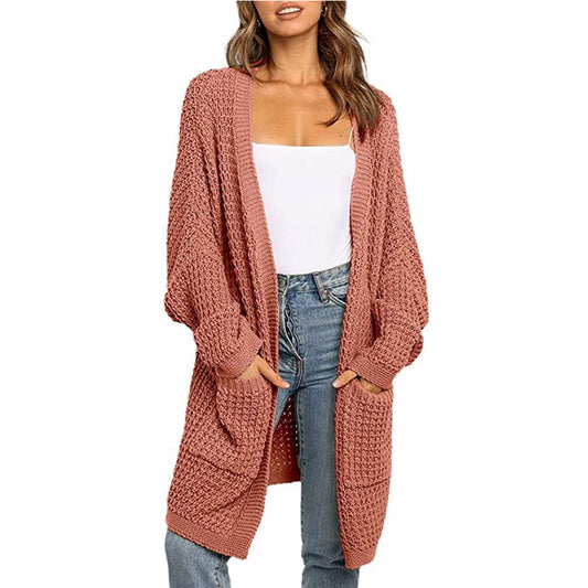 Cardigan tricot pour femmes avec coupe décontractée et poches Chic und Stil
