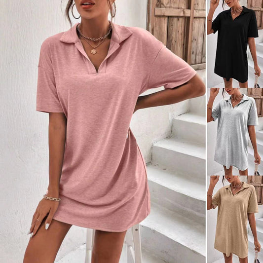 Robe Polo-Shirt pour Femmes Chic und Stil