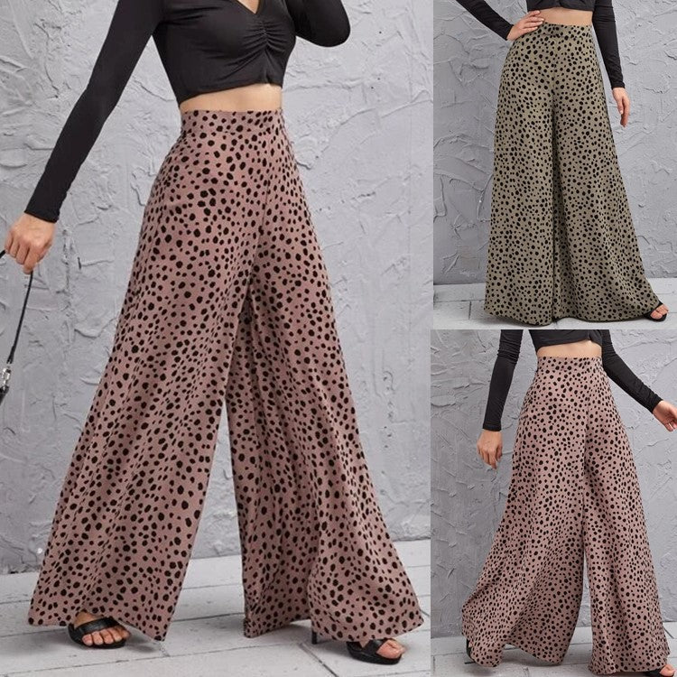 Ladies Wide High Waist Pants Chic and Style