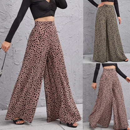 Ladies Wide High Waist Pants Chic and Style