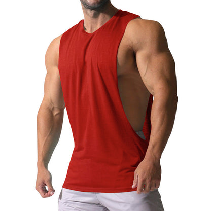 Chemise de sport sans manches pour hommes avec décolleté profond dans le dos et matériau respirant Chic und Stil