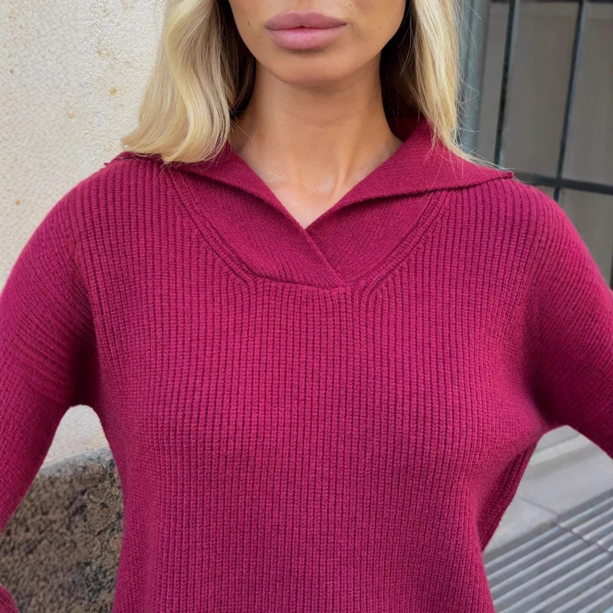 Dames élégant ensemble de jogging en tricot Chic und Stil