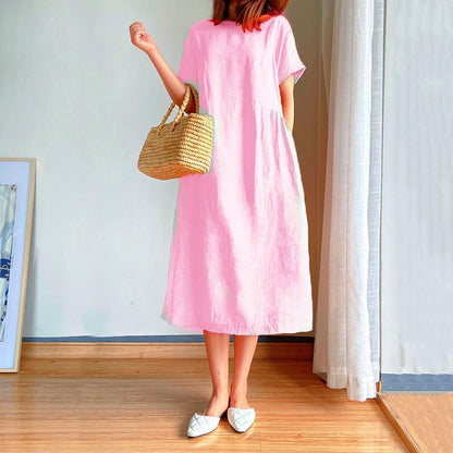 Robe d'été légère et polyvalente pour femmes avec poches Chic und Stil