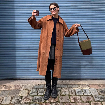 Dames élégante veste en daim Chic und Stil