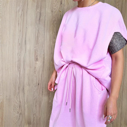 Ensemble de robe oversized sportive pour femmes avec tirage à la taille et poches latérales Chic und Stil