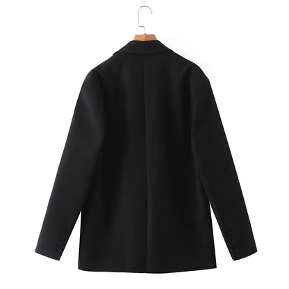 Blazer oversized pour femmes avec un élégante revers et des poches pratiques Chic und Stil
