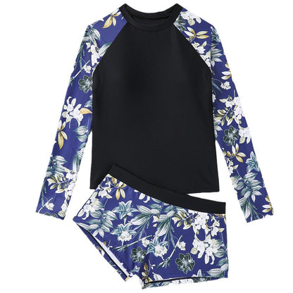 Chic and Style floral pattern women's bath top and shorts set