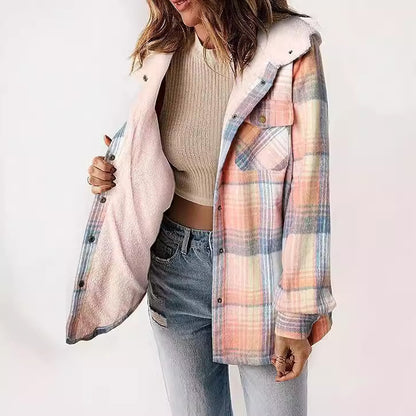 Dames flanneljacke avec doublure en polaire Chic und Stil
