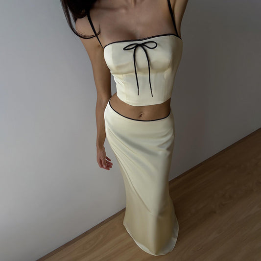 Robe maxi A ligne deux pièces élégante Chic und Stil pour dames