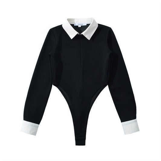 Ladies Elegant High-Waisted Pants with Decorative Belt Chic and Style