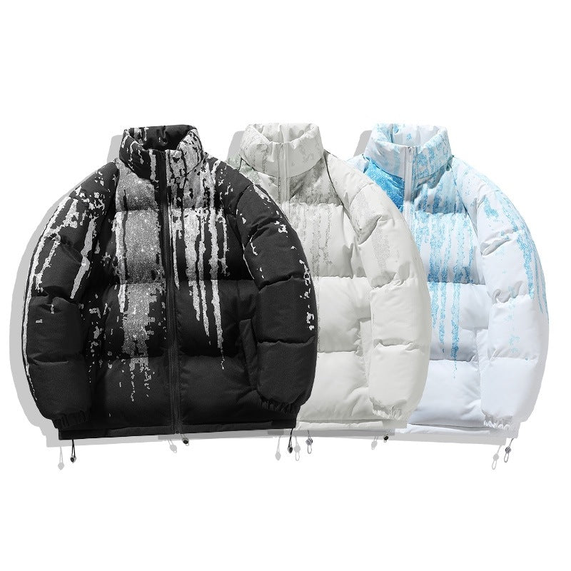 Dames d'hiver doudoune avec poignets élastiques et design élégant Chic und Stil