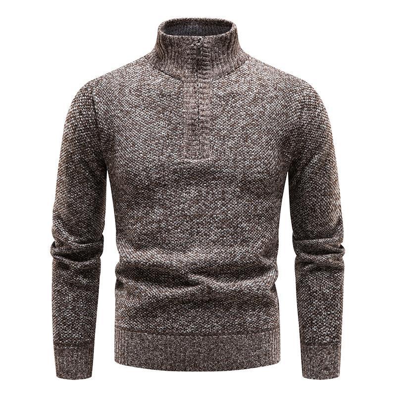 Pull homme avec demi-zip et design structuré Chic und Stil