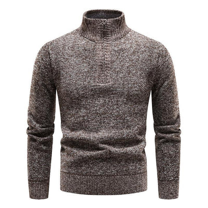 Pull homme avec demi-zip et design structuré Chic und Stil