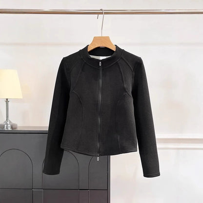 Veste de transition pour femmes avec col montant et poches intérieures pratiques Chic & Stil