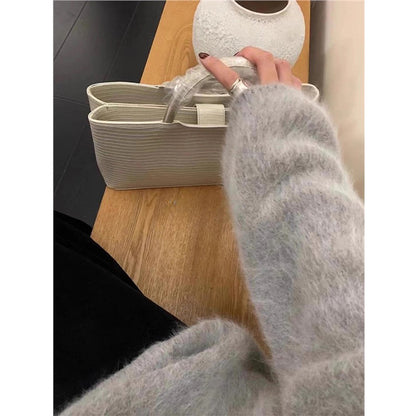 Pull en tricot surdimensionné luxueux pour femmes Chic und Stil