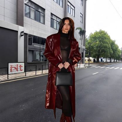 Dames Élégant et ajusté maxi robe avec des inserts transparents Chic und Stil