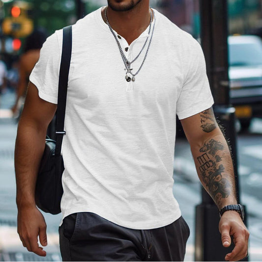 Chemise polo en fine maille décontractée pour hommes Chic und Stil