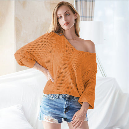 Pull en tricot surdimensionné pour femmes avec des structures décoratives en torsades et en maille Chic und Stil