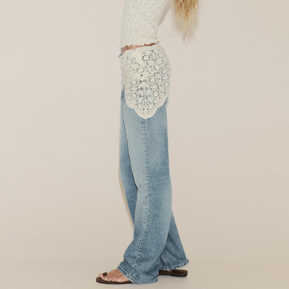 Dames Jean large Chic und Stil