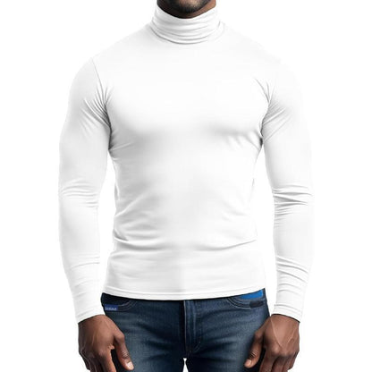 Breathable turtleneck t-shirt for men in soft jersey Chic und Stil