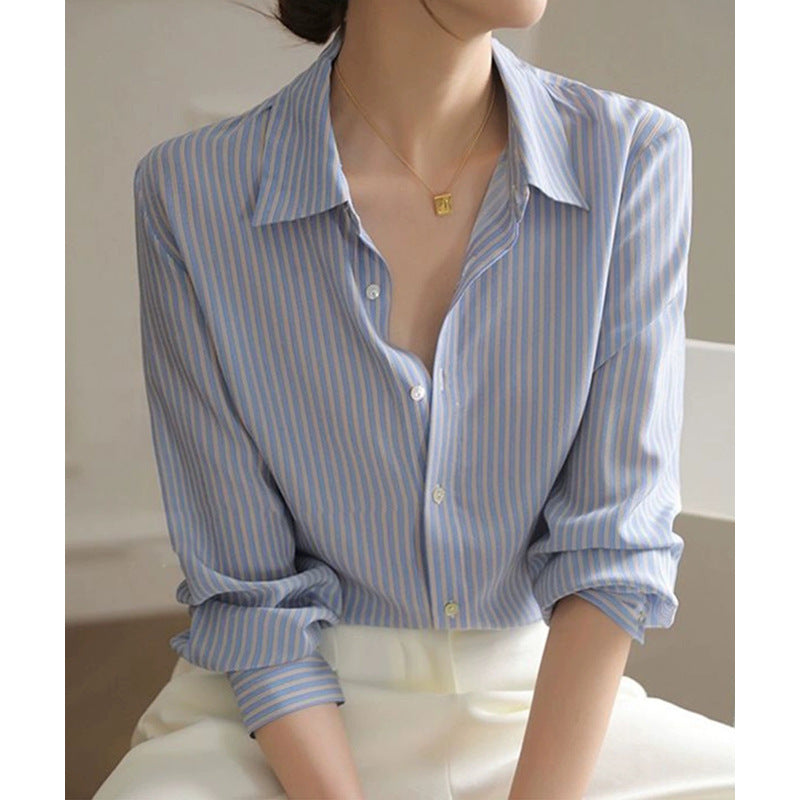 Chemisier à rayures pour femmes Chic und Stil