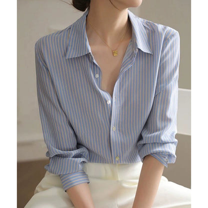 Chemisier à rayures pour femmes Chic und Stil