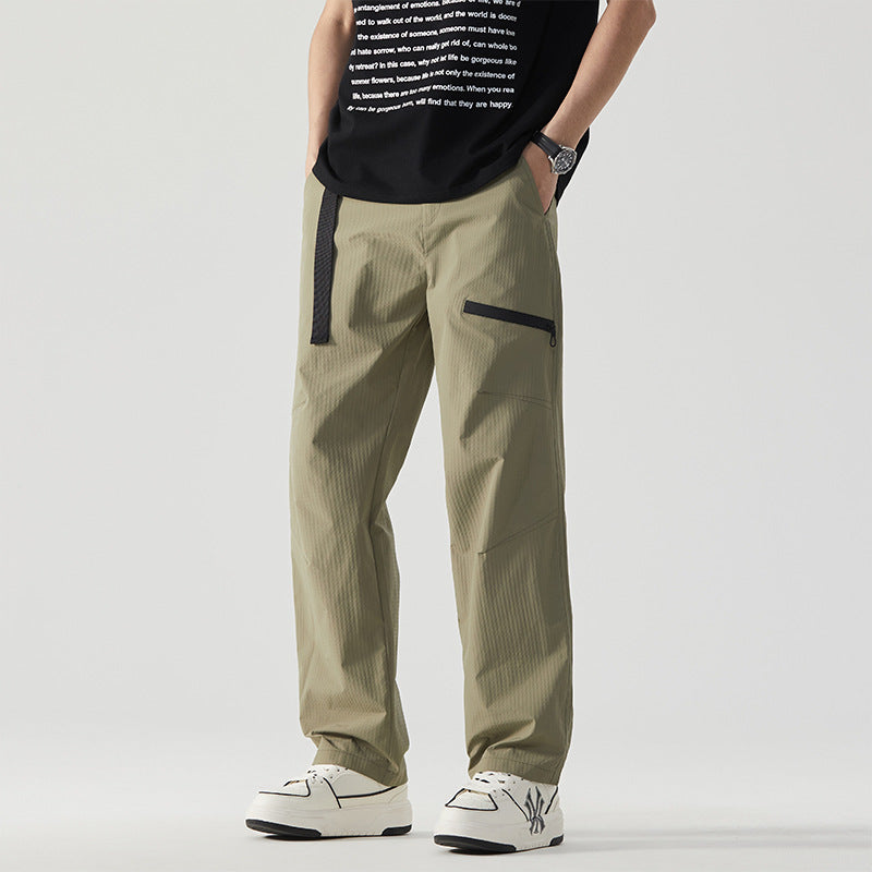 Functional leisure pants for men with practical zip pockets Chic and Style