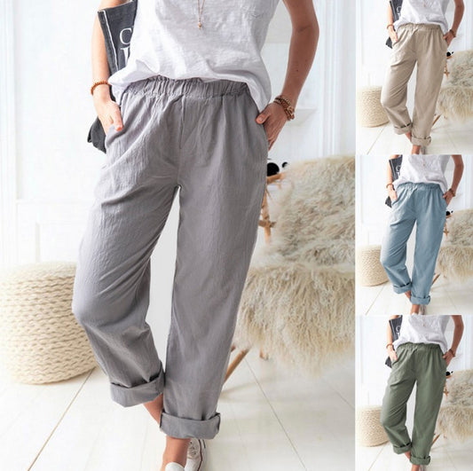Casual tailored linen pants for women Chic and Style