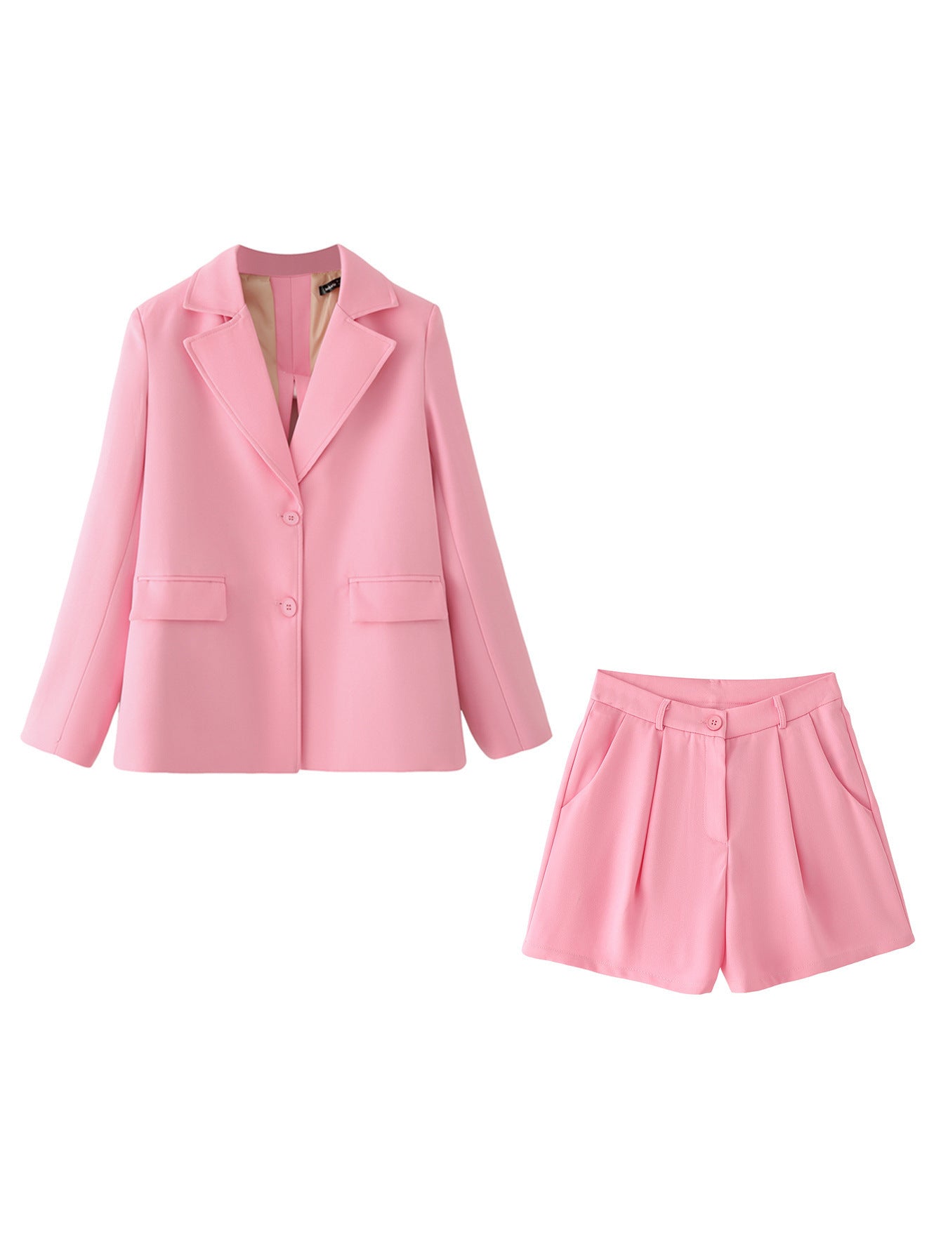 Women's blazer-short set with an elegant cut and practical pockets Chic und Stil