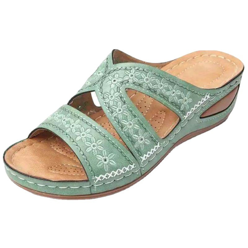 Sandales à glissière améliorant le confort pour femmes Chic und Stil