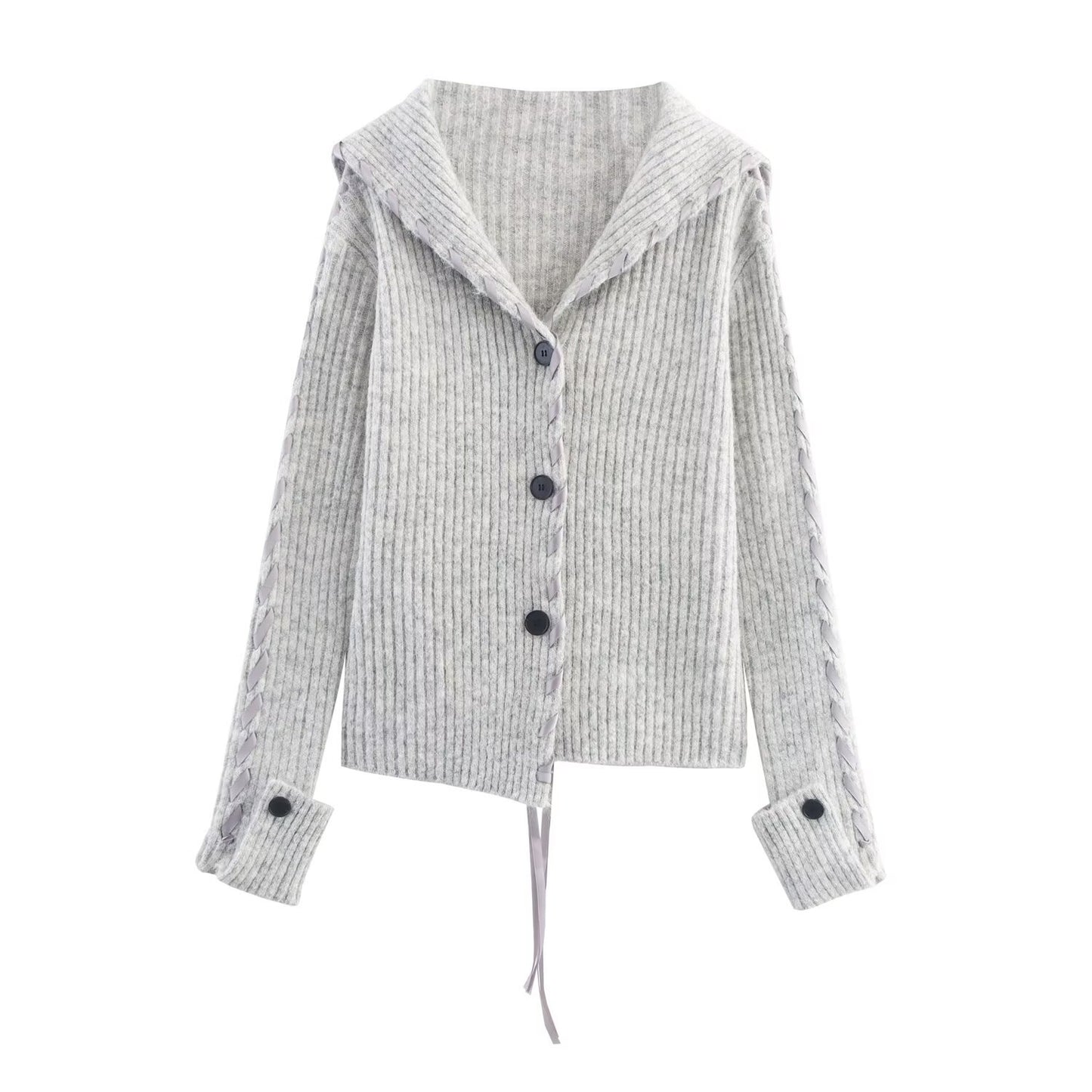 Dames cardigan avec détail de corde innovant Chic und Stil