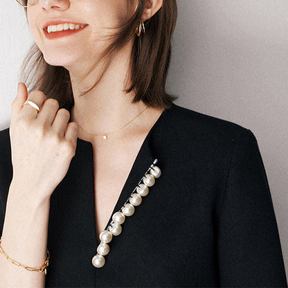 Blouse texturée élégante pour femmes avec détail de bouton décoratif Chic und Stil