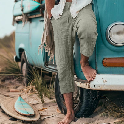 Chino pants for men with a relaxed fit and elastic waistband Chic und Stil