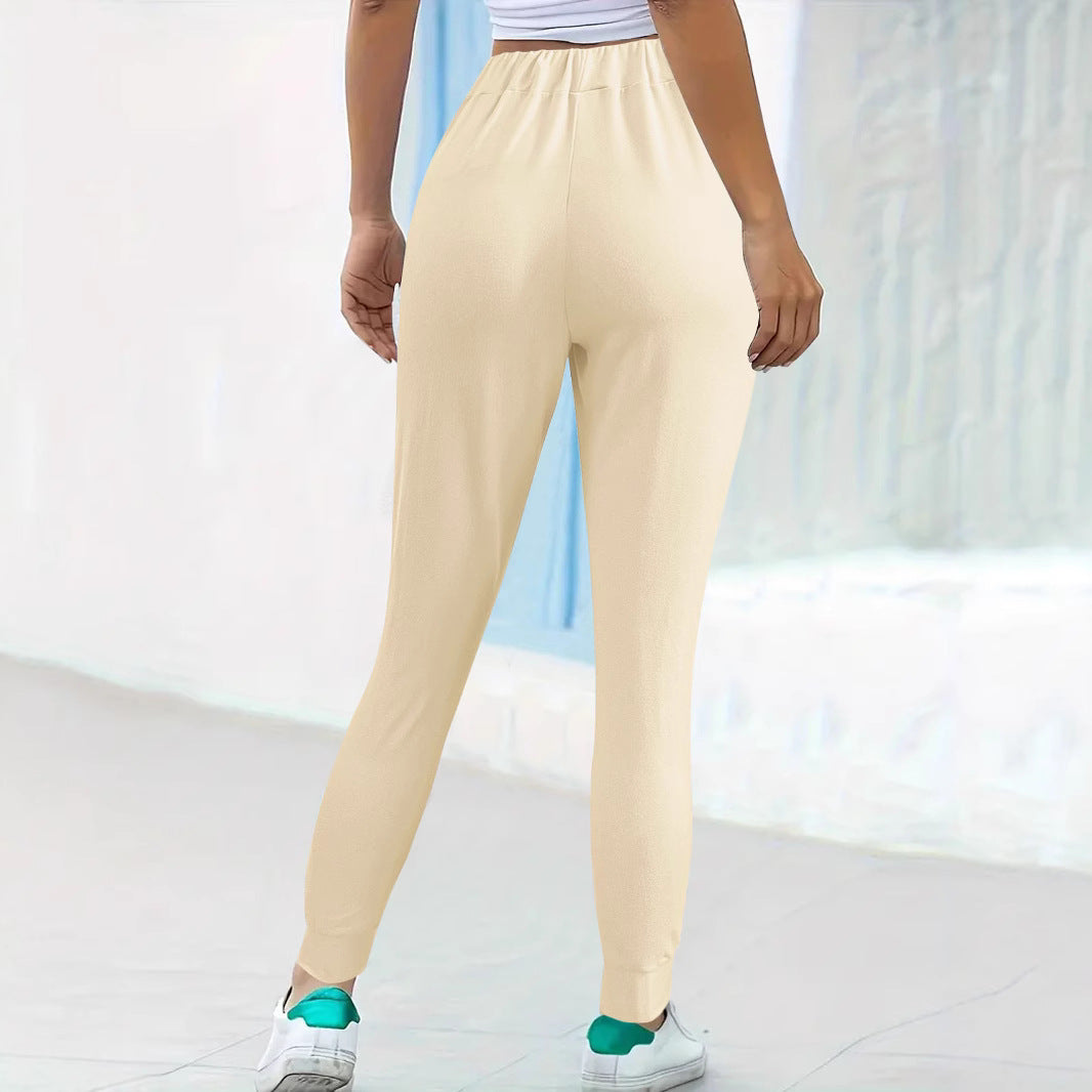 Women's leisure relaxed fit jogger pants with pockets Chic and Style