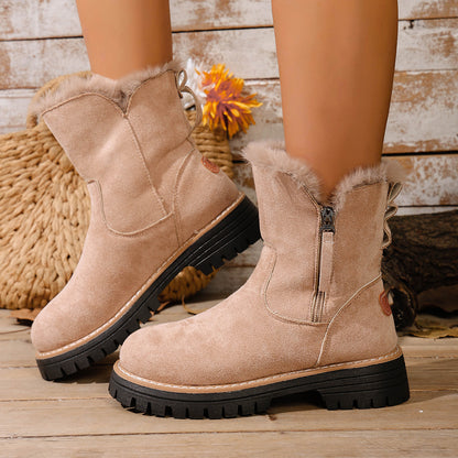 Bottes d'hiver pour femmes avec doublure chaude et profil robuste Chic und Stil