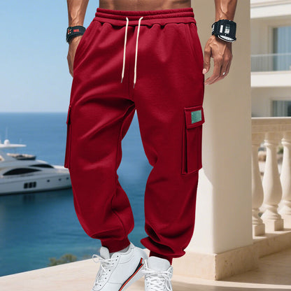 Comfortable cargo jogger pants for men with functional pockets Chic and Style