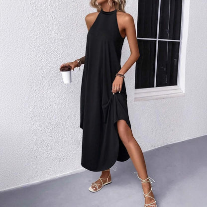 Robe Maxi Halter de Loisirs pour Femmes Chic und Stil