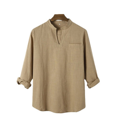 Blouse en lin décontractée pour femmes Chic und Stil
