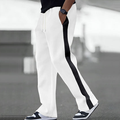Men's sports pants with contrasting stripes Chic and Style