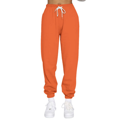 Casual women's sweatpants with high waist and drawstring Chic and Style