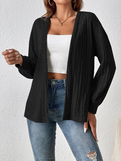 Veste en tricot pour femmes avec surface structurée et manches longues Chic und Stil