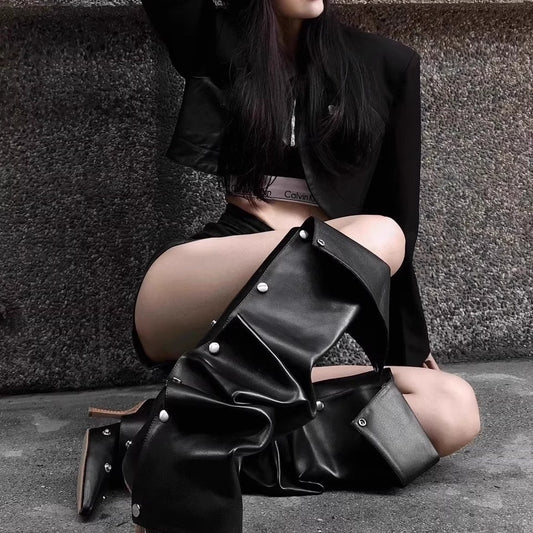 Bottes overknee stylées pour femmes avec design innovant et talon élégant Chic und Stil